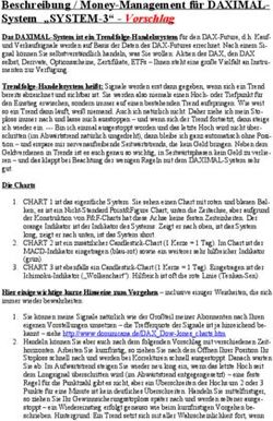 Beschreibung / Money-Management für DAXIMAL-System "SYSTEM-3"