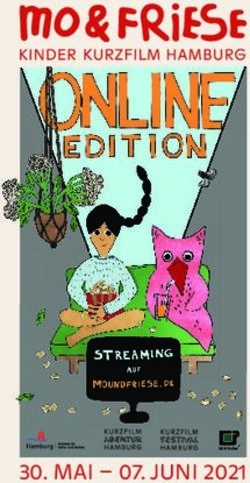 MAI - 07. JUNI 2021 - mo&friese Hamburg