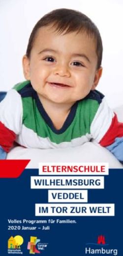 ELTERNSCHULE WILHELMSBURG VEDDEL IM TOR ZUR WELT - VOLLES PROGRAMM F&Uuml;R FAMILIEN. 2020 JANUAR - JULI