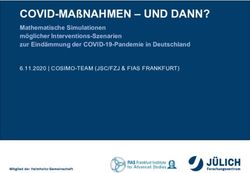COVID-MA&szlig;NAHMEN - UND DANN? - MATHEMATISCHE SIMULATIONEN M&Ouml;GLICHER INTERVENTIONS-SZENARIEN ZUR EIND&Auml;MMUNG DER COVID-19-PANDEMIE IN DEUTSCHLAND - FIAS