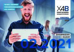 WANDEL ERKENNEN. VER&Auml;NDERUNGEN NUTZEN. AGIL HANDELN. SEMINARPROGRAMM - X4B