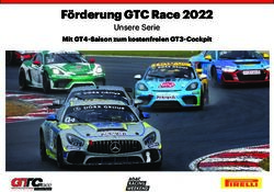 Förderung GTC Race 2022 - Unsere Serie Mit GT4-Saison zum kostenfreien GT3-Cockpit