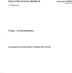 Vorlage - zur Kenntnisnahme-Drucksache 18/2035 08.07.2019 - Abgeordnetenhaus von Berlin