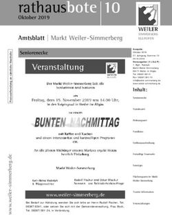 Amtsblatt | Markt Weiler-Simmerberg - Oktober 2019