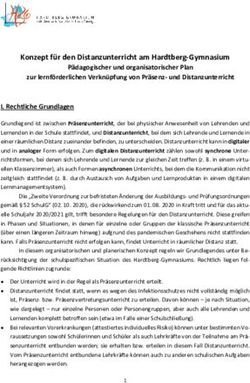 Konzept für den Distanzunterricht am Hardtberg-Gymnasium