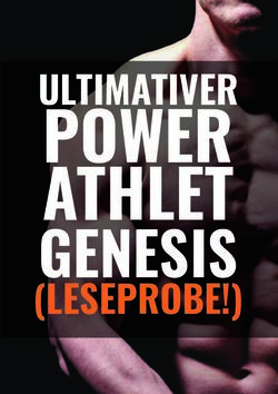 GENESIS (LESEPROBE!) - Strength First Digital