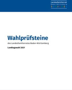 Wahlprüfsteine des Landesfamilienrates Baden-Württemberg Landtagswahl 2021 - Landesfamilienrat Baden-Württemberg