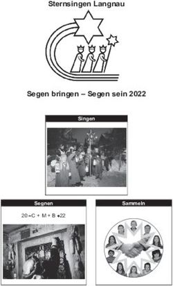 Sternsingen Langnau Segen bringen - Segen sein 2022 - Singen Segnen - Sternsingen Langnau im Emmental