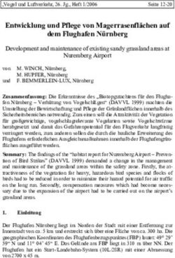 Entwicklung und Pflege von Magerrasenfl&auml;chen auf dem Flughafen N&uuml;rnberg