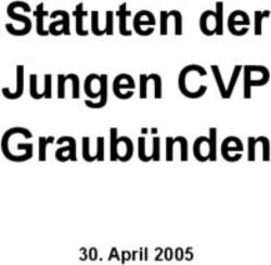 Statuten der Jungen CVP Graub&uuml;nden - April 2005