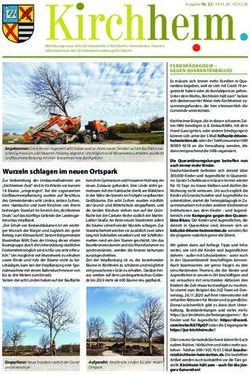 Wurzeln schlagen im neuen Ortspark - Gemeinde Kirchheim