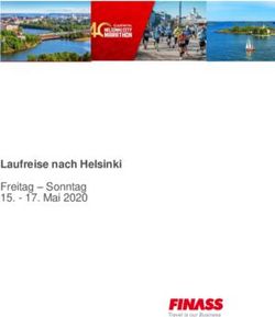 Laufreise nach Helsinki Freitag - Sonntag 15 - Mai 2020