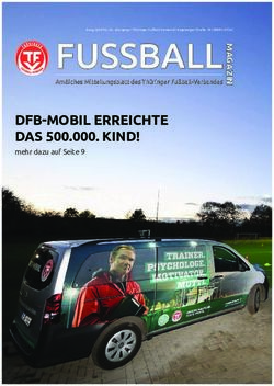 FUSSBALL DFB-MOBIL ERREICHTE DAS 500.000. KIND! - mehr dazu auf Seite 9 - tfv-erfurt