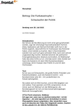 Beitrag: Die Flutkatastrophe-Manuskript - ZDF