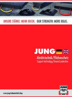 JUNG Abstütztechnik/Flächenschutz Support technology/Ground protection