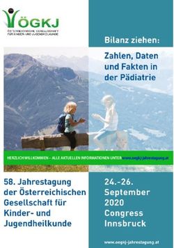 HERZLICH WILLKOMMEN - ALLE AKTUELLEN INFORMATIONEN UNTER www.oegkj-jahrestagung.at