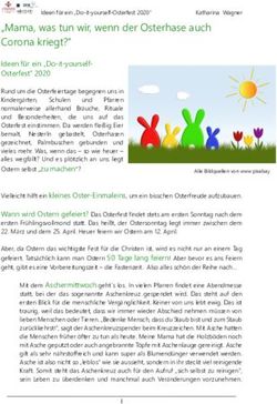 Mama, was tun wir, wenn der Osterhase auch Corona kriegt?