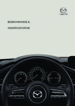 BEDIENHINWEISE & ASSISTENZSYSTEME