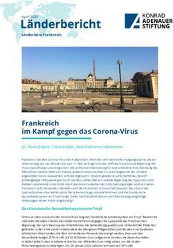 Frankreich im Kampf gegen das Corona-Virus - Dr. Nino Galetti, Clara Kubler, Nele Katharina Wissmann - Konrad ...