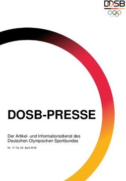 DOSB-PRESSE Der Artikel- und Informationsdienst des Deutschen Olympischen Sportbundes