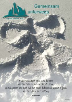 Gemeinsam unterwegs - Man muss auch still sein können wie der Winter, sich in Geduld üben, in sich gehen und sich mit der neuen Erkenntnis wieder ...