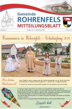 Kommunion in Rohrenfels - Schulanfang 2021 - Herzlichen Glückwunsch! - Gemeinde Rohrenfels