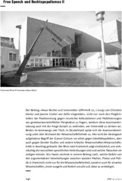 Free Speech und Rechtspopulismus II - De Gruyter