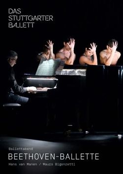 BEETHOVEN-BALLETTE Ballettabend Hans van Manen / Mauro Bigonzetti - Die Staatstheater Stuttgart