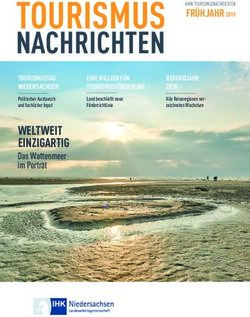 TOURISMUS NACHRICHTEN - IHK Niedersachsen