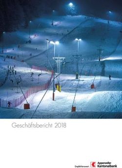 Gesch&auml;ftsbericht 2018 - Verband Schweizerischer Kantonalbanken