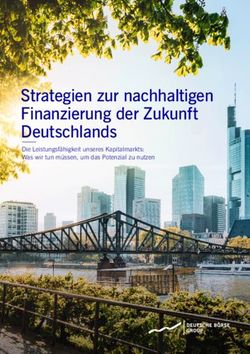 Strategien zur nachhaltigen Finanzierung der Zukunft Deutschlands - Die Leistungsfähigkeit unseres Kapitalmarkts: Was wir tun müssen, um das ...