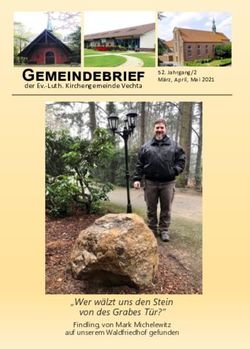 Gemeindebrief - "Wer w&auml;lzt uns den Stein von des Grabes T&uuml;r?" - Ev.-luth. Gemeinde Vechta