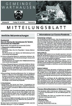 Amtliche Bekanntmachungen - Gemeinde Warthausen