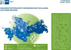 WASSERSTOFFPROJEKTE IM NORDEN DEUTSCHLANDS (IHK NORD-REGION)