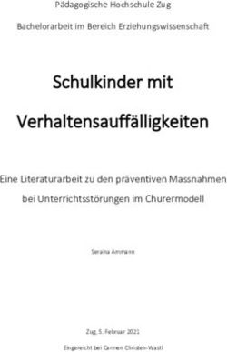 Schulkinder mit Verhaltensauffälligkeiten - Kanton Zug