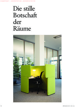 Die stille Botschaft der R&auml;ume