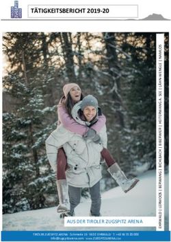 T&Auml;TIGKEITSBERICHT 2019-20 - AUS DER TIROLER ZUGSPITZ ARENA - Tiroler ...