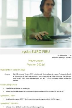 Syska EURO FIBU Neuerungen Version 2021d