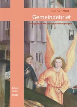 Gemeindebrief E Sommer2020 - Evangelisch Evangelische Kirchengemeinde Bopfingen