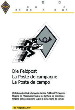 SCHWEIZERISCHER FELDPOST-VERBAND - ASSOCIATION SUISSE ASSOCIAZIONE SVIZZERA