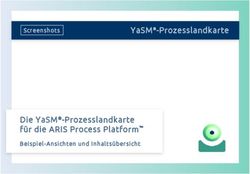 Y aSM -Prozesslandk arte Die Y aSM -Prozesslandk arte für die ARIS Process Platform - Screenshots - Beispiel -A nsichten und I nhal tsübersicht
