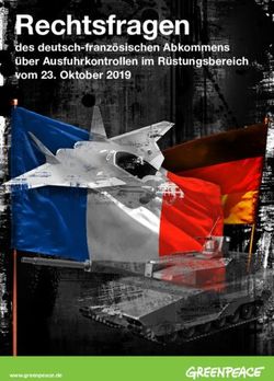 Rechtsfragen des deutsch-franz&ouml;sischen Abkommens &uuml;ber Ausfuhrkontrollen im R&uuml;stungsbereich vom 23. Oktober 2019 - Faz