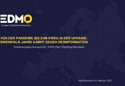 VON DER PANDEMIE BIS ZUM KRIEG IN DER UKRAINE: EINEINHALB JAHRE KAMPF GEGEN DESINFORMATION - Sonderausgabe Kurzbericht - EDMO Fact-Checking-Netzwerk