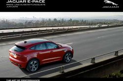 JAGUAR E-PACE PREIS- UND AUSSTATTUNGSLISTE JUNI 2019 - Jaguar.de