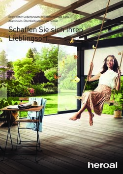 Schaffen Sie sich Ihren Lieblingsort - Erweiterter Lebensraum mit Wetterschutz dank Aluminium-&Uuml;berdachungen von heroal - Mohrlang