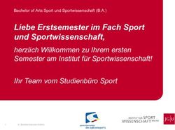 Liebe Erstsemester im Fach Sport und Sportwissenschaft, herzlich Willkommen zu Ihrem ersten Semester am Institut f&uuml;r Sportwissenschaft! Ihr Team ...