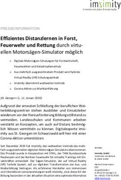 Effizientes Distanzlernen in Forst, Feuerwehr und Rettung durch virtu- VR Motors&auml;gen-Simulator STIHL imsimity