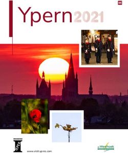 Ypern 2021 - Toerisme Ieper