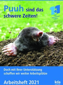 Puuh sind das schwere Zeiten! - Arbeitsheft 2021 Doch mit Ihrer Unterst&uuml;tzung schaffen wir weiter Arbeitspl&auml;tze - kda Bayern