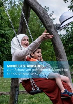 Mindeststandards zum Schutz von geflüchteten Menschen in Flüchtlingsunterkünften